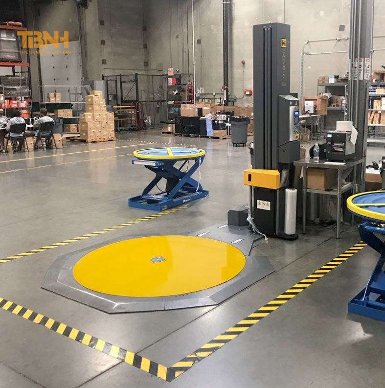 Máy quấn màng pallet là gì? Ưu điểm khi sử dụng thiết bị 6 Nguyên lý hoạt động của máy quấn màng co
