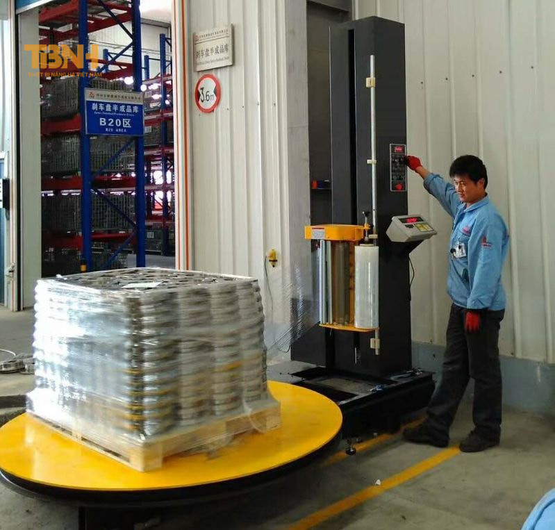Máy quấn màng pallet là gì? Ưu điểm khi sử dụng thiết bị 7 Máy quấn mang co tự động