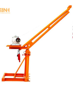 Cẩu mini tự chế có cấu tạo đơn giản, dễ dàng vận hành