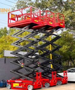Xe cắt kéo tự hành 500kg XNN 0.5-9 là thiết bị nâng hạ lý tưởng cho các công việc trên cao