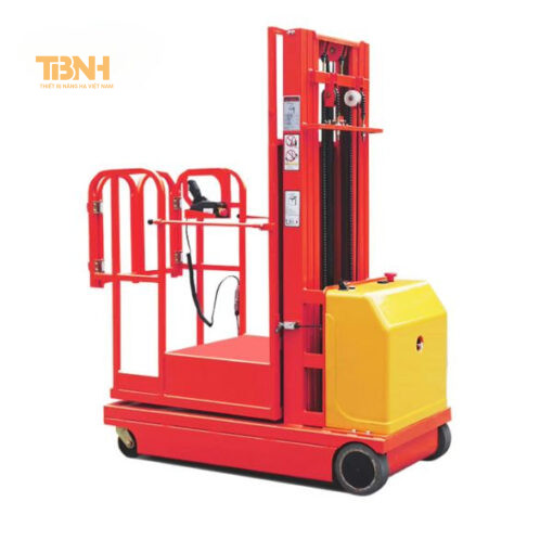 Xe nâng người lấy hàng cao tối đa 6.5m, tải 200-300 kg