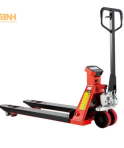 Xe nâng tay có cân NTK-XNTGC 9 Xe nâng tay có cân giúp kiểm soát độ chính xác khi cân hàng hóa