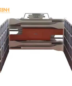 Càng kẹp mở rộng sàng hai bên và có thể thu lại để phù hợp với kích thước của thùng carton