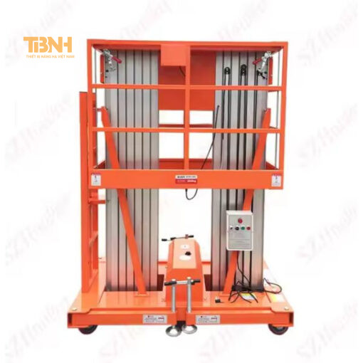 Hệ thống an toàn của xe nâng người cột buồm bán tự hành hợp kim nhôm 6 đến 18m