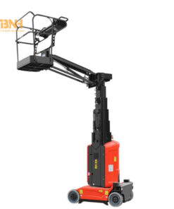 Xe nâng người cột nâng thẳng đứng có Jib 10 đến 12m 7 Giỏ làm việc là nơi người vận hành đứng để làm việc