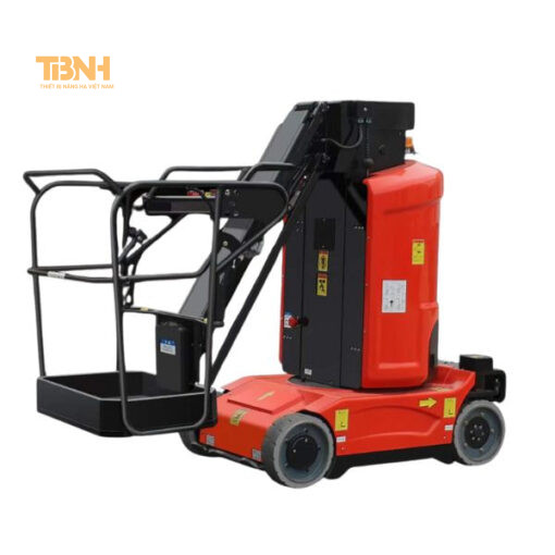 Phần đế xe nâng người cột nâng thẳng đứng có Jib 10 đến 12m