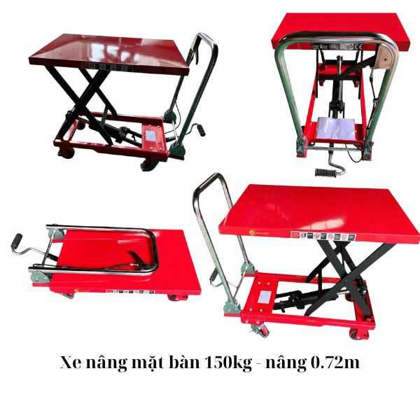 Xe nâng mặt bàn tải trọng 150kg