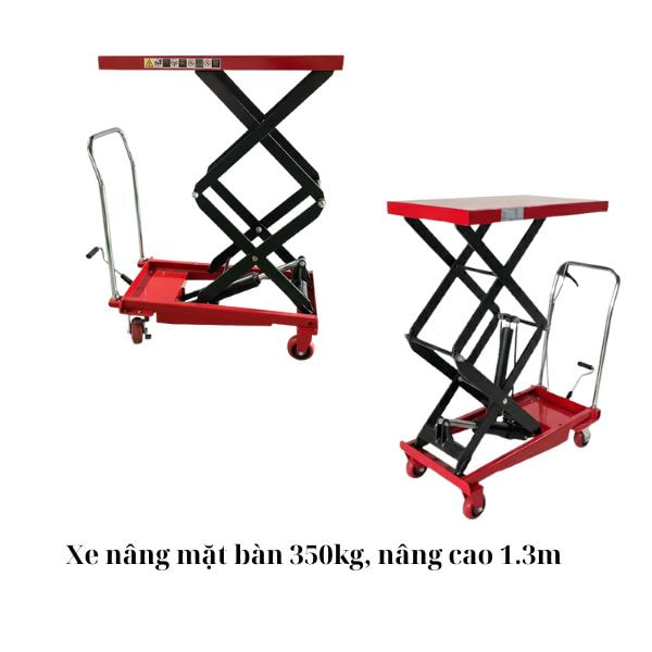 Xe nâng mặt bàn tải trọng 350kg 
