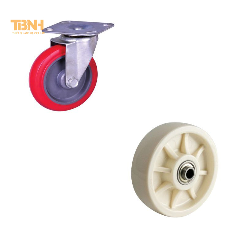Ưu Và Nhược Điểm Của Bánh Xe PU Và Nylon Xe Nâng Tay 6 Việc lựa chọn bánh xe PU và Nylon do các yếu tố khác nhau