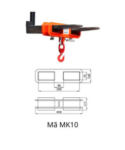 Móc cẩu càng xe nâng 7 Móc cẩu mã MK10