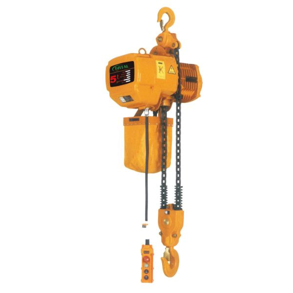 Pa lăng xích điện HHB (0.5-35 tấn) 2 Pa lăng xích điện HHB giúp vận hành êm ái, chống vỡ đột ngột