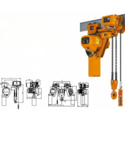 Pa lăng xích điện trần thấp HHB có 2 lựa chọn con trượt cho khách hàng lựa chọn (xem ảnh và thông số phía trên)