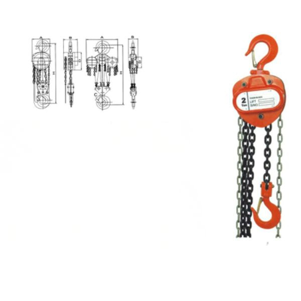 Pa lăng xích kéo tay HS - C (0.5-20 tấn) 2 pa lang xich keo tay hs c 3 thietbinanghavn