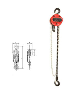 Pa lăng xích kéo tay HS - T (0.5-20 tấn) 3 Pa lăng xích kéo tay HS - T được thiết kế với móc cẩu chống xoắn