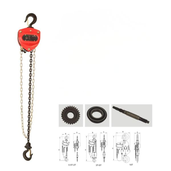 Pa lăng xích kéo tay HSVD bền bỉ với cấu trúc nguyên khối 