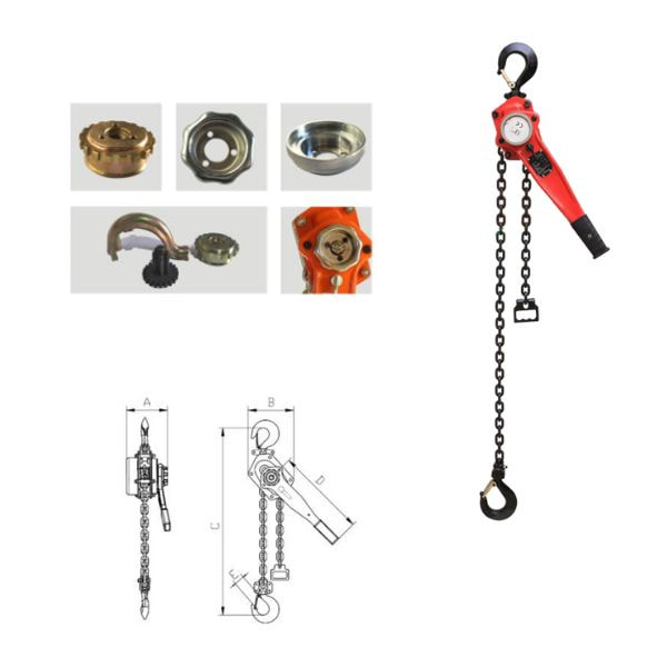 Pa lăng xích lắc tay VA (0.75-9 tấn) 4 Pa lăng xích lắc tay VA có hệ thống cóc kép an toàn tuyệt đối