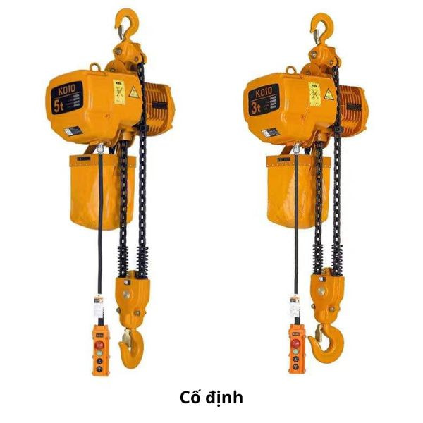 Pa lăng xích điện KOIO 7 Pa lăng xích điện KOIO cố định