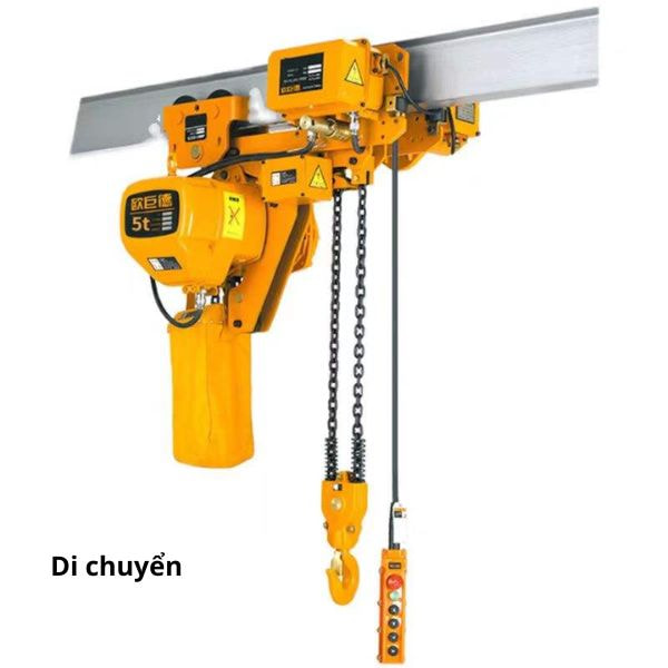 Pa lăng xích điện KOIO 6 Pa lăng xích điện KOIO di chuyển