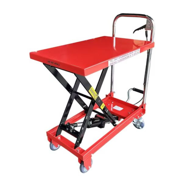 Xe nâng mặt bàn 500kg nâng cao 90cm 1 xe nang mat ban 500kg nang cao 90cm q7