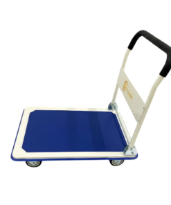 Xe đẩy hàng mặt sàn thép 300kg 7 Xe đẩy hàng mặt bàn sắt 300kg với cấu tạo có thể gấp gọn dễ dàng