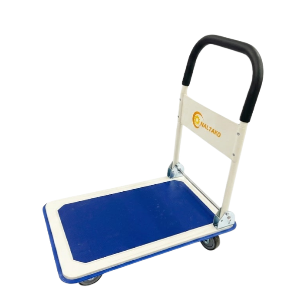 Xe đẩy hàng mặt sàn thép 150kg 1 xe day hang mat ban sat p4