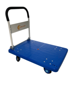 Xe đẩy hàng mặt sàn nhựa 300kg 6 xe nang hang mat ban nhua 300kg e4