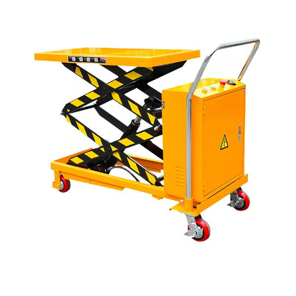 Xe nâng mặt bàn điện 500kg - nâng cao 1.5m 