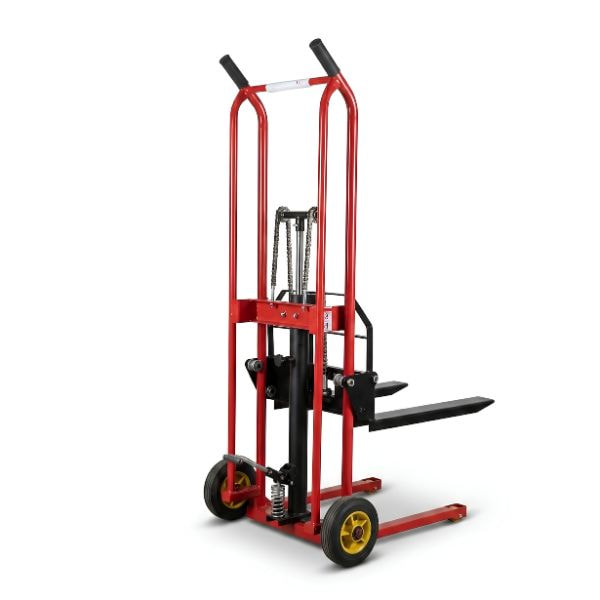 Xe nâng tay cao mini 260kg - nâng cao 1.2m 12 Thiết Bị Nâng Hạ Việt Nam cung cấp xe nâng tay cao mini 260kg chất lượng, giá tốt