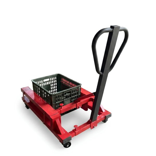 Xe đẩy giỏ nhựa tiêu chuẩn 6 Thiết Bị Nâng Hạ - địa chỉ cung cấp xe nâng thùng nhựa chất lượng