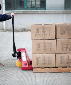 Xe nâng tay thấp là thiết bị được ứng dụng trong nhiều công việc (ảnh minh họa xe nâng tay 5 tấn)