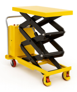 Xe nâng mặt bàn điện 350kg - nâng cao 1.3m được sử dụng rộng rãi trong nhiều lĩnh vực